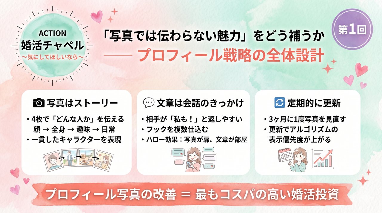 プロフィール戦略の全体設計 インフォグラフィック