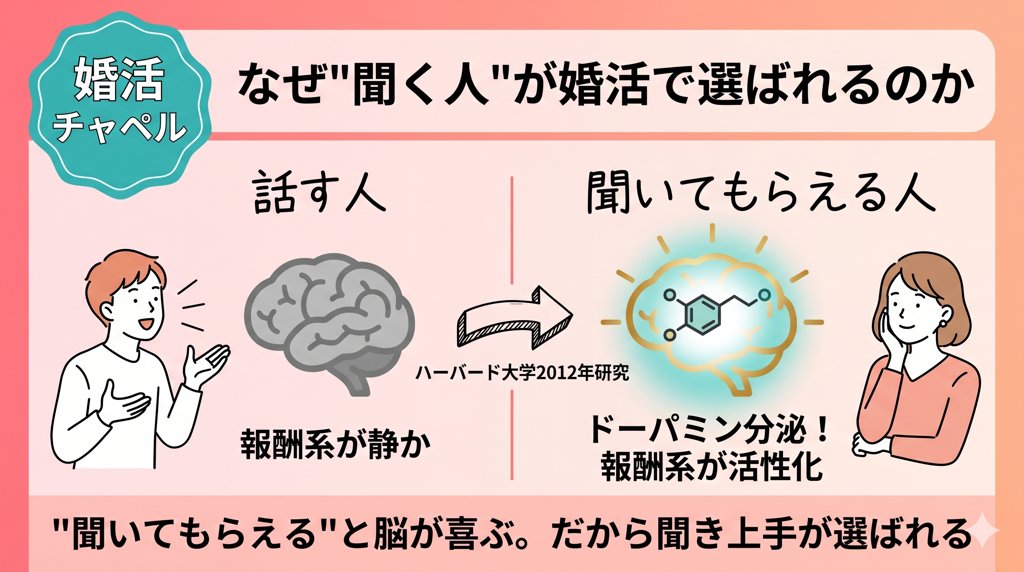 なぜ「聞く人」が選ばれるのか——自己開示と報酬系の神経科学