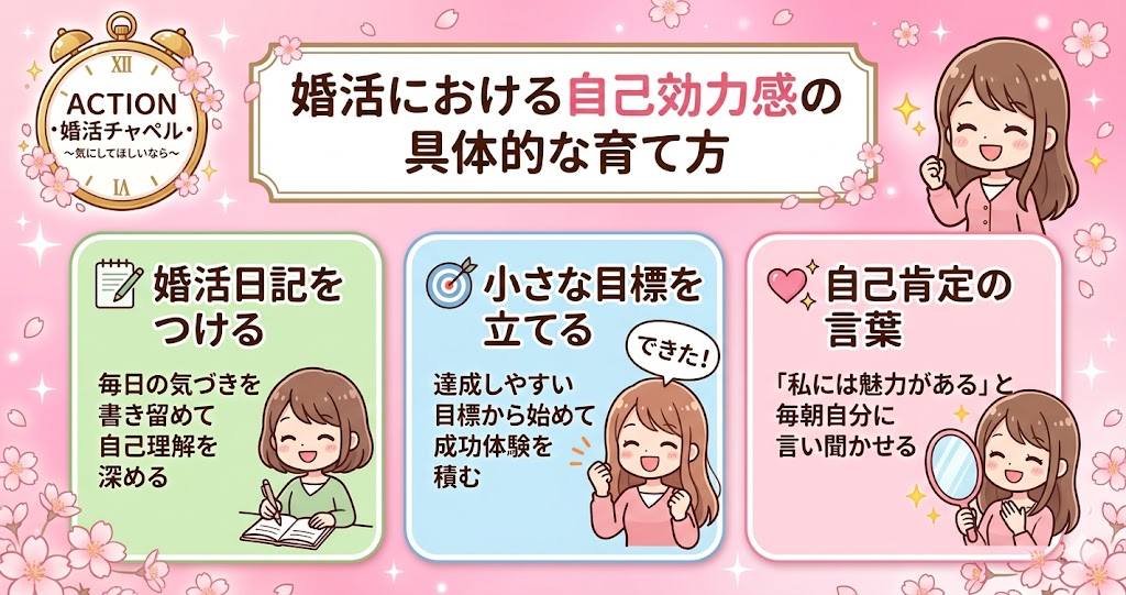 自己効力感の育て方インフォグラフィック