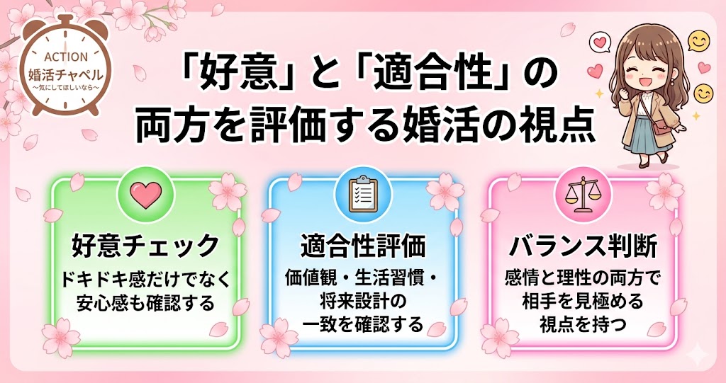 婚活の視点インフォグラフィック