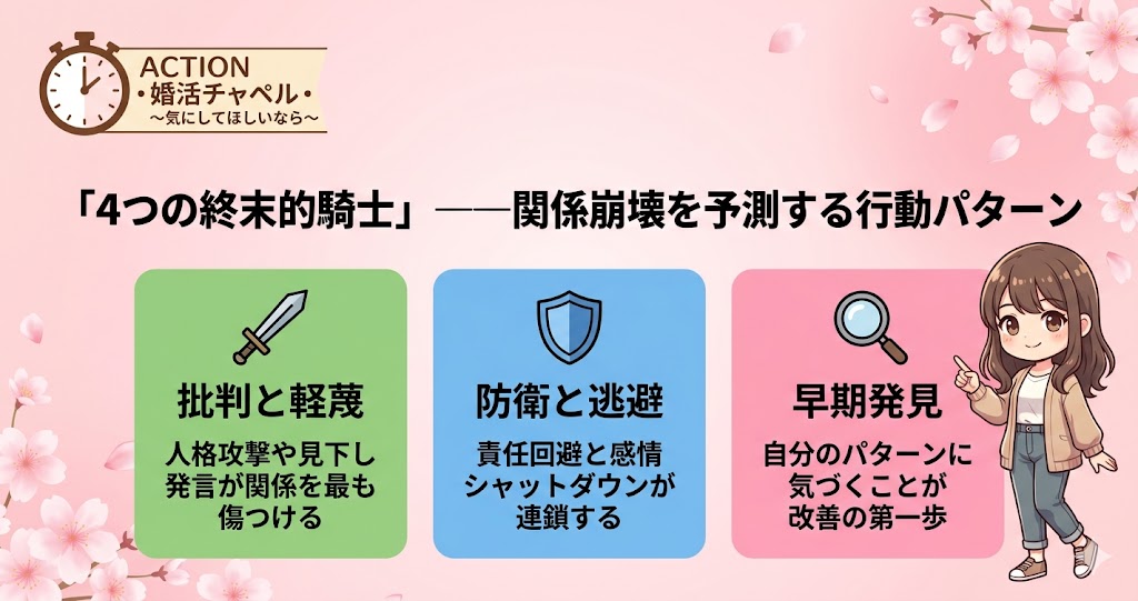 4つの終末的騎士インフォグラフィック