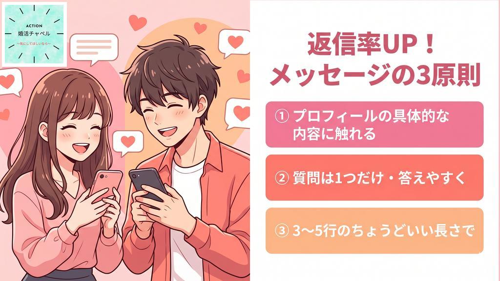 返信率が上がるメッセージの3原則