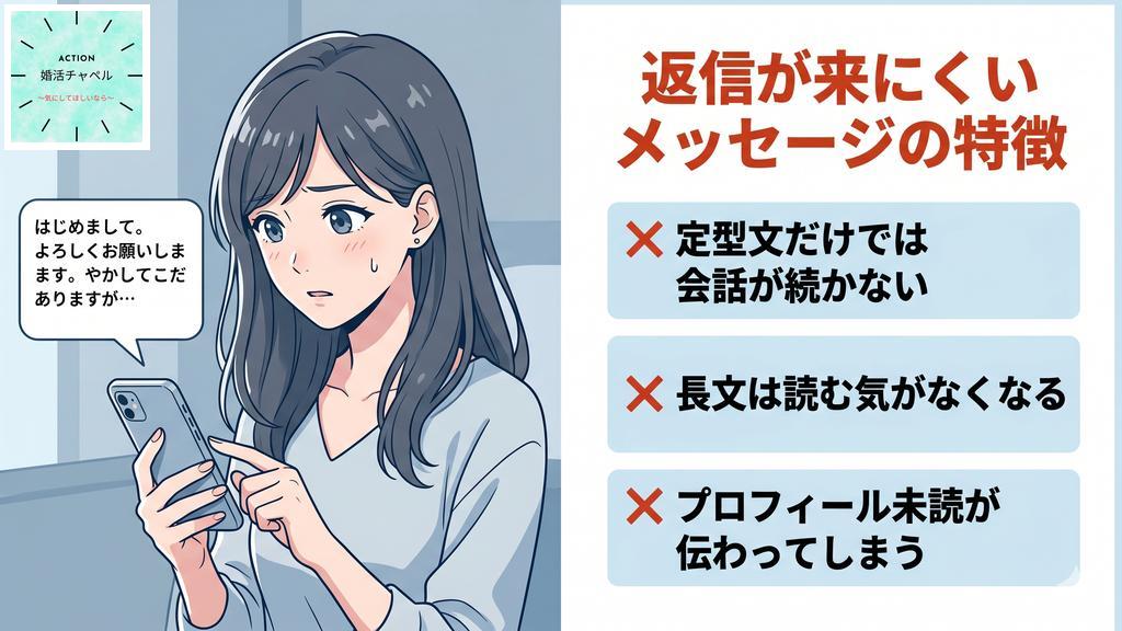 返信が来にくいメッセージの共通点