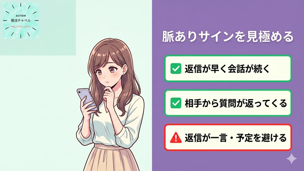 脈ありサインを見極める