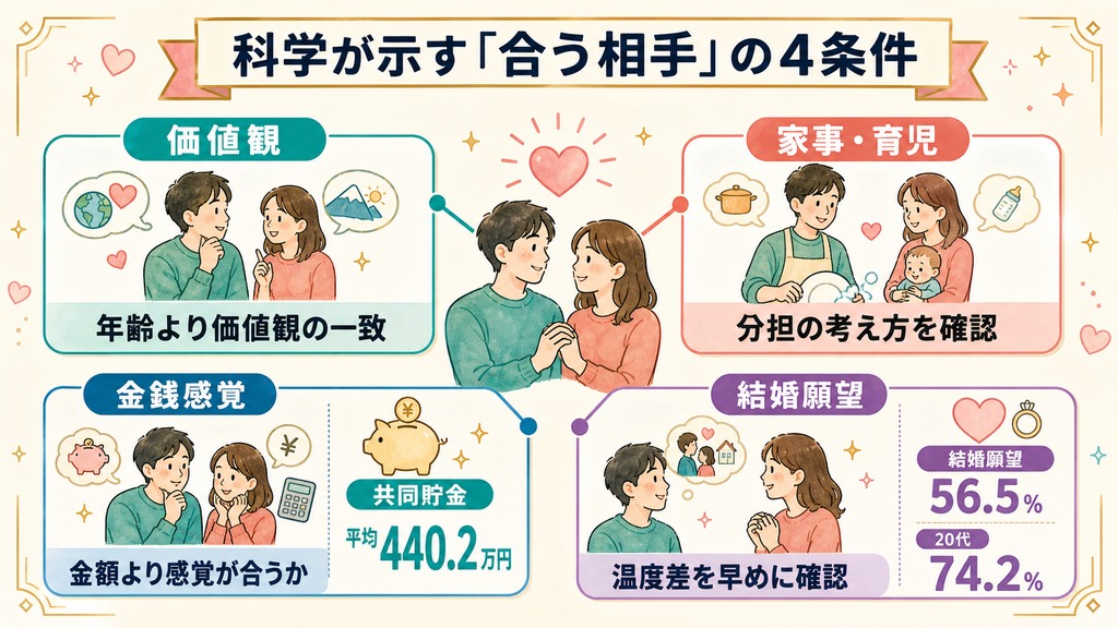科学が示す合う相手の4条件