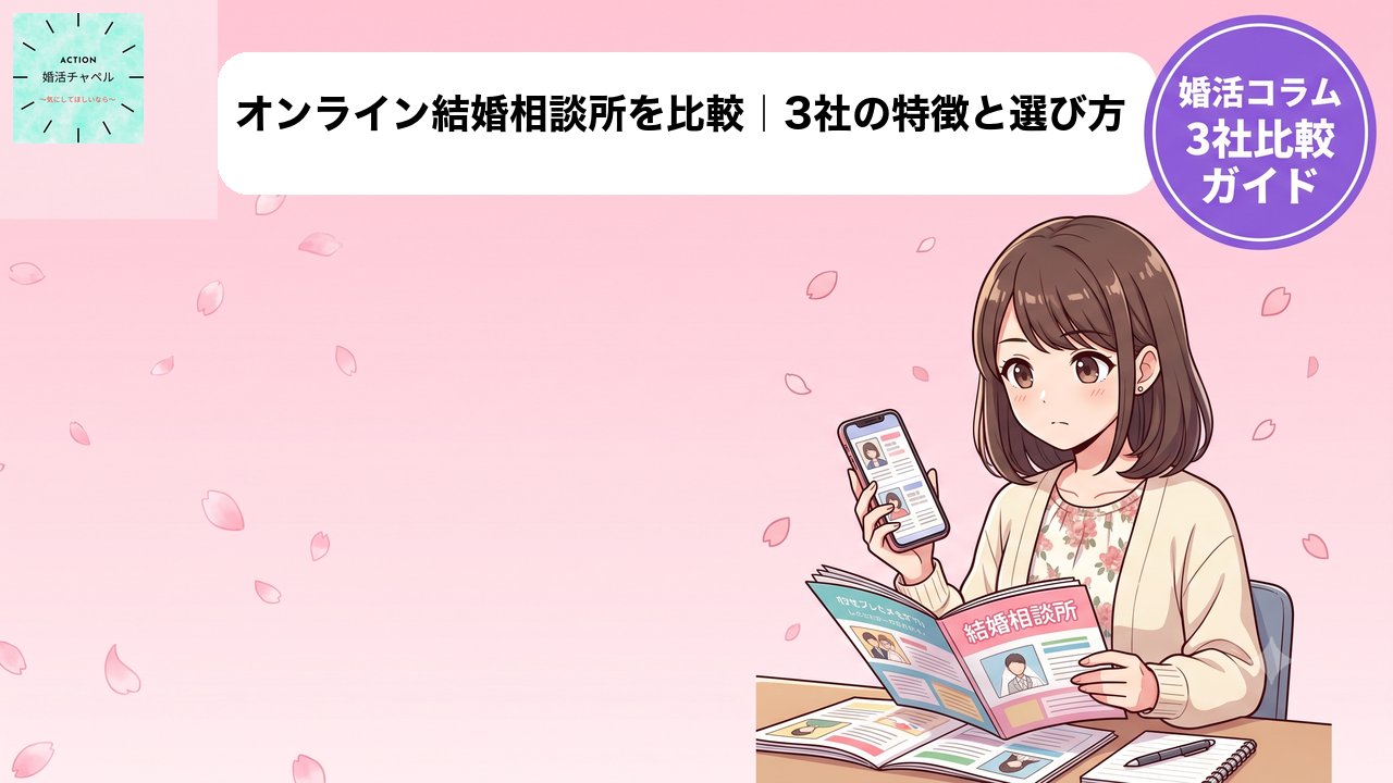 オンライン結婚相談所3社比較 シーネット・naco-do・ブライダルネットの特徴と選び方|婚活チャペル