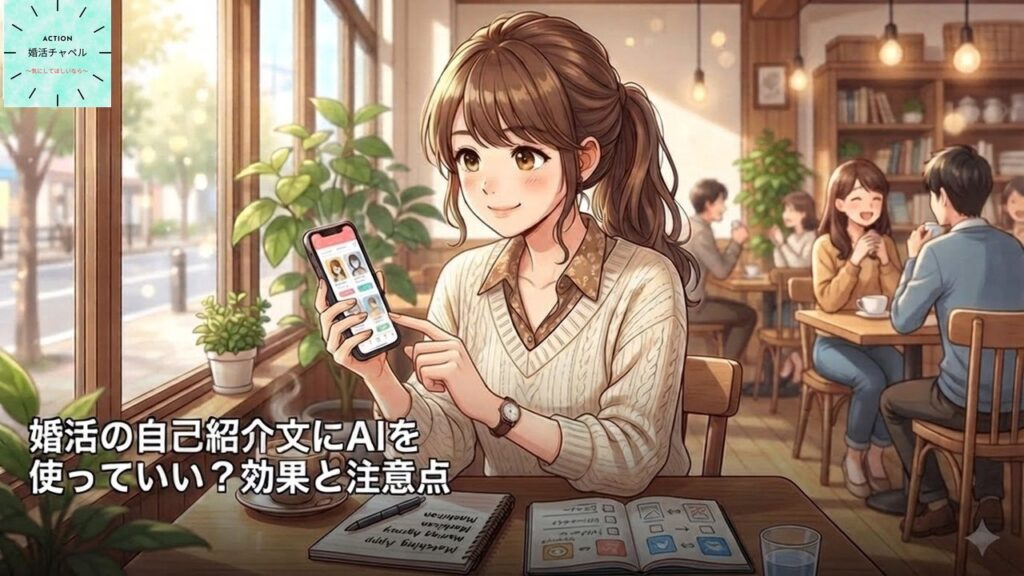 婚活の自己紹介文にAIを使っていい？ アイキャッチ｜婚活ラボ