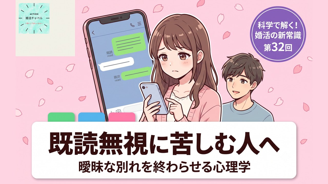 既読無視に苦しむ人へ 曖昧な別れを終わらせる心理学 アイキャッチ|婚活ラボ