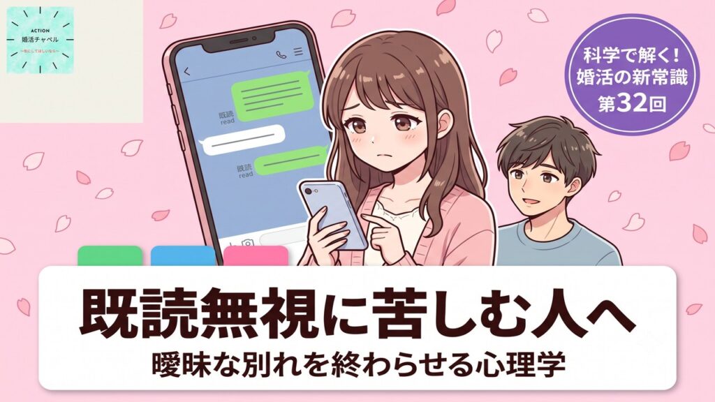 既読無視に苦しむ人へ アイキャッチ|婚活ラボ