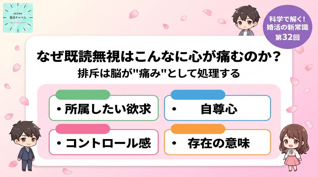 なぜ既読無視はこんなに心が痛むのか|婚活ラボ
