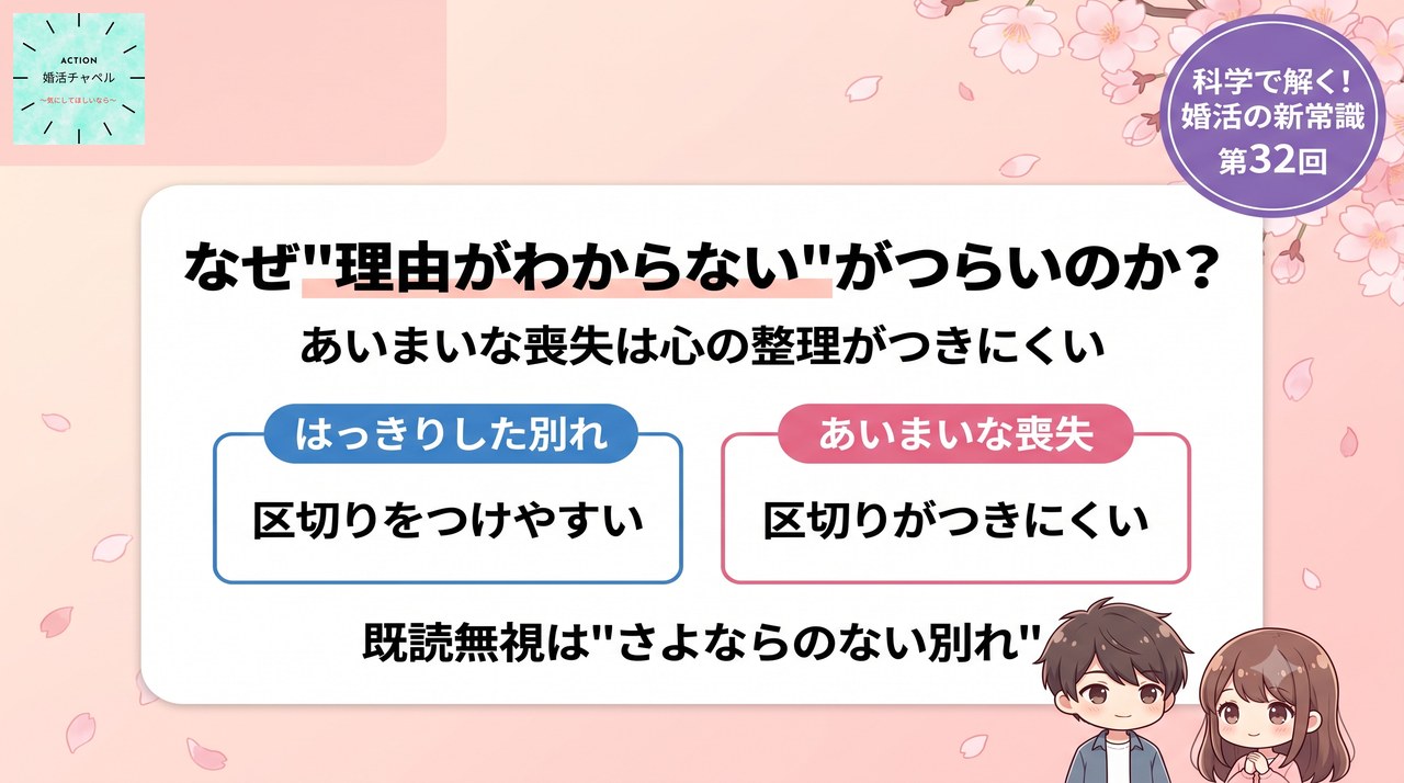 なぜ理由がわからないことがつらいのか|婚活ラボ