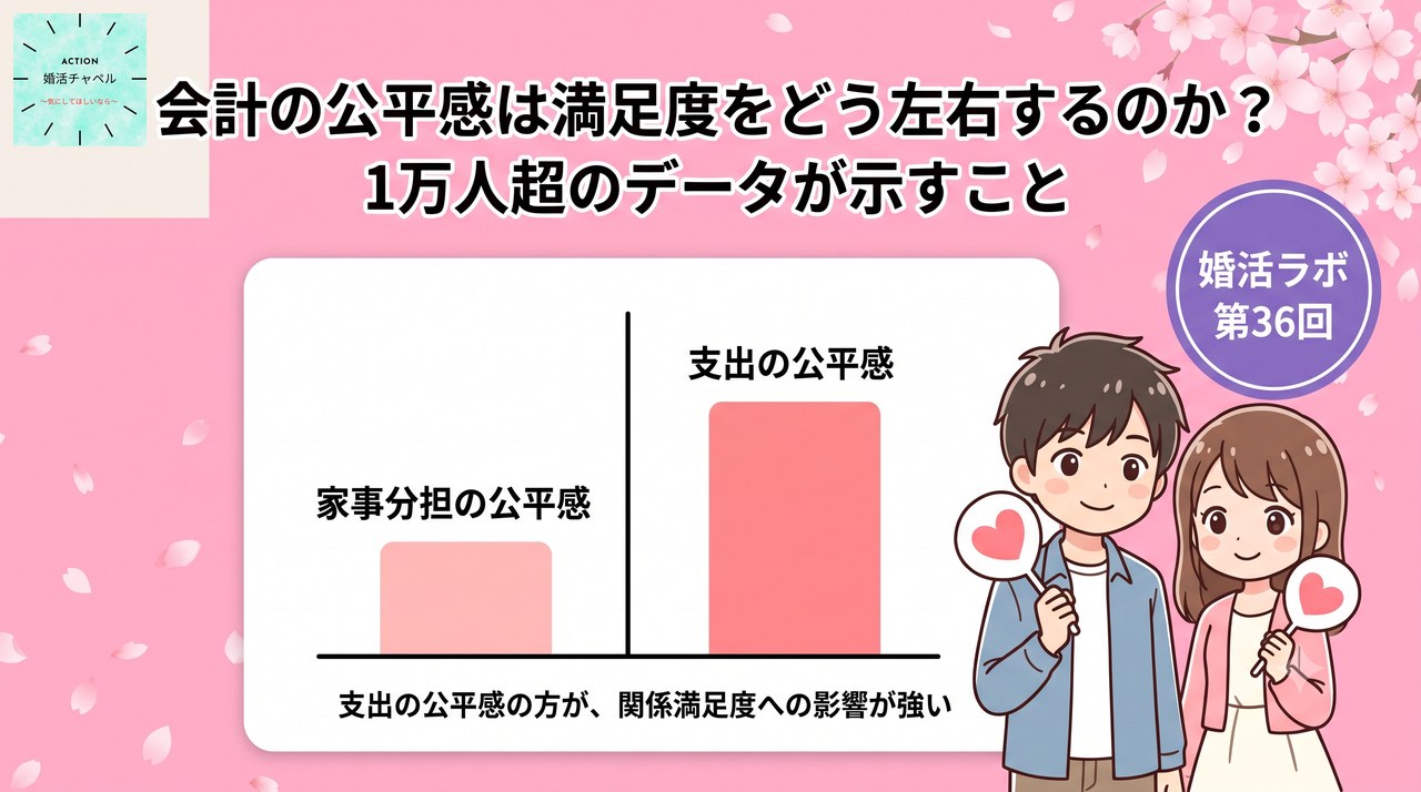 支出の公平感と関係満足度の関わり|婚活ラボ