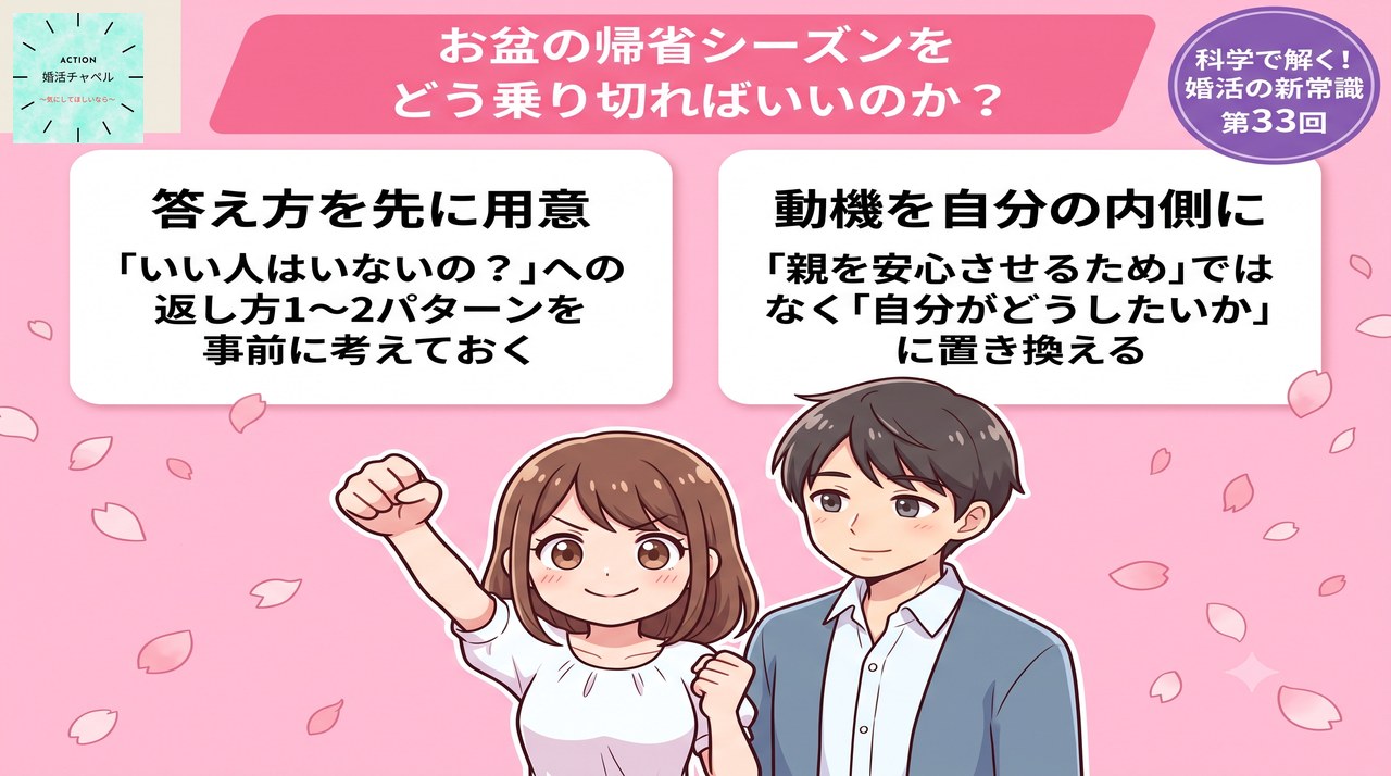 お盆の帰省シーズンの乗り切り方｜婚活ラボ