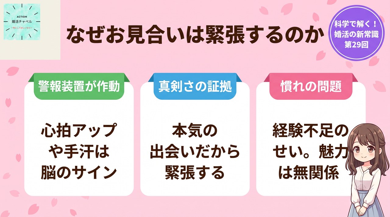 お見合いの緊張は脳の正常な反応 3つの理由|婚活ラボ