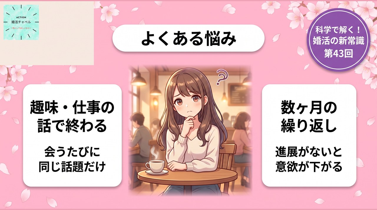マッチングしても会話が深まらない悩みの正体 趣味や仕事の話で終わる