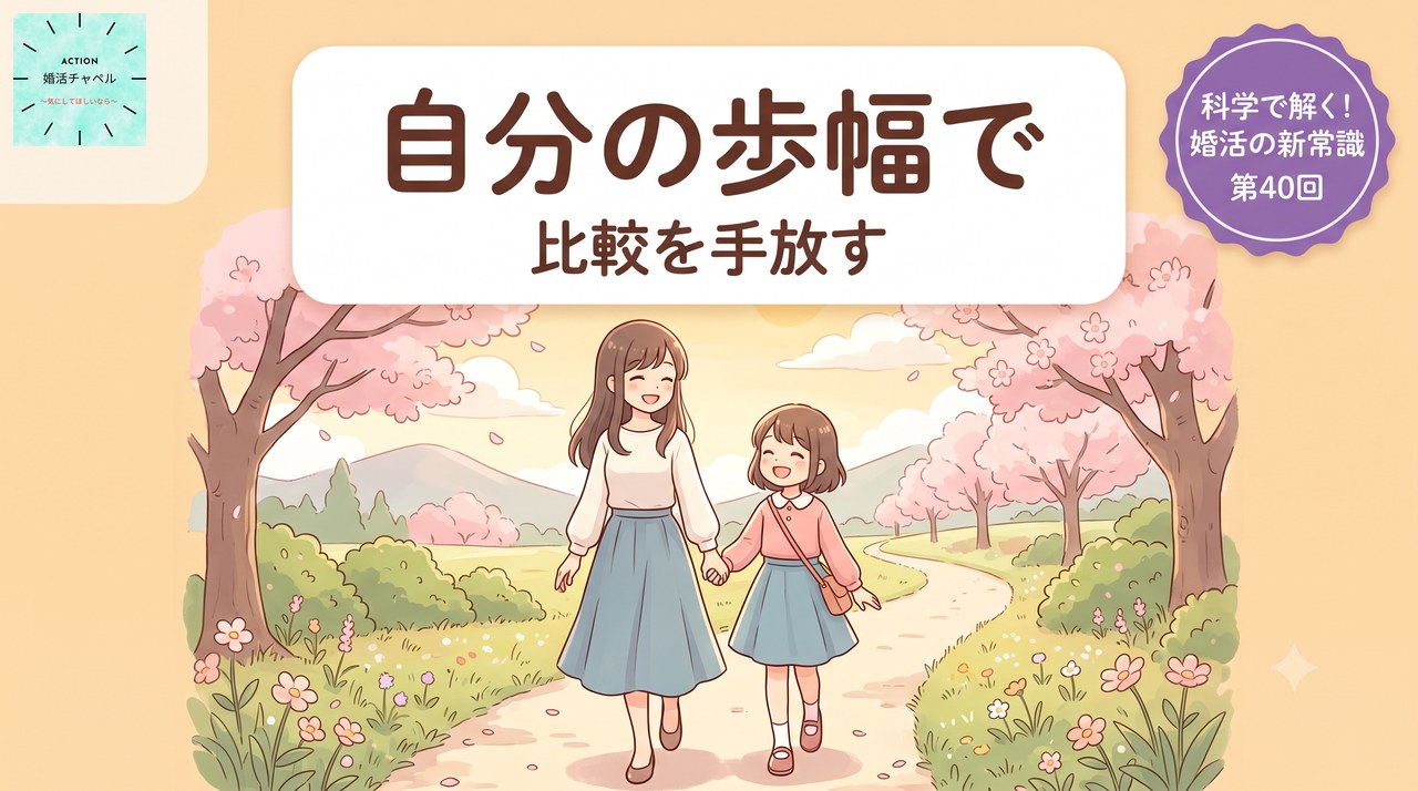 比較対象を過去の自分に切り替える方法|婚活チャペル