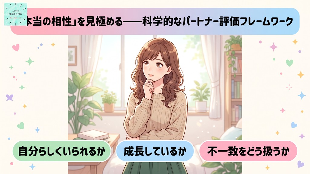 本当の相性を見極めるフレームワーク インフォグラフィック