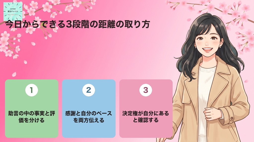 今日からできる三段階の距離の取り方 婚活エンジェルと婚活ヒーローが応援