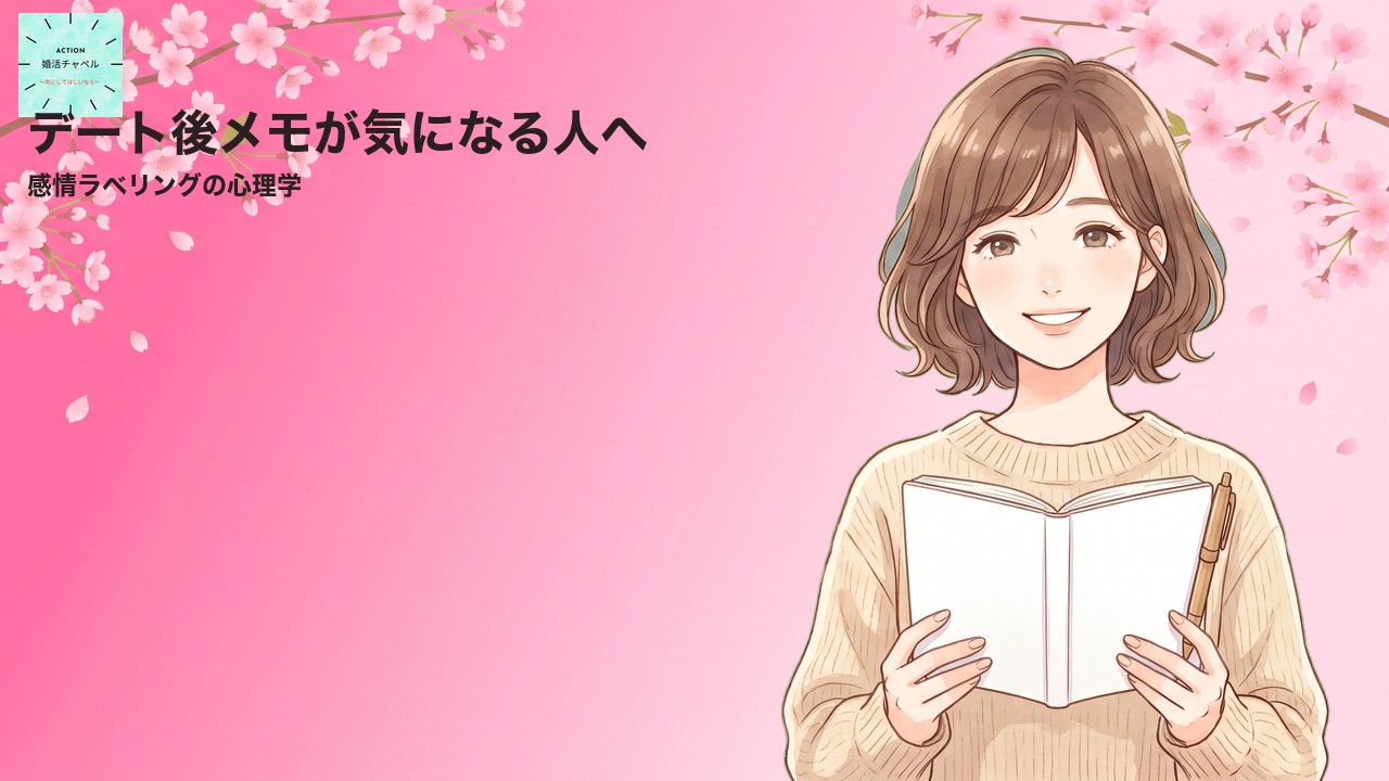 konkatsu-kanjou-labeling-shinri アイキャッチ(マスコット版)
