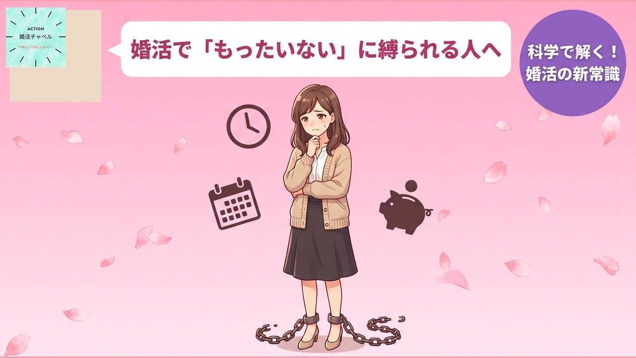 婚活で「もったいない」に縛られる人へ 埋没費用の心理学 アイキャッチ