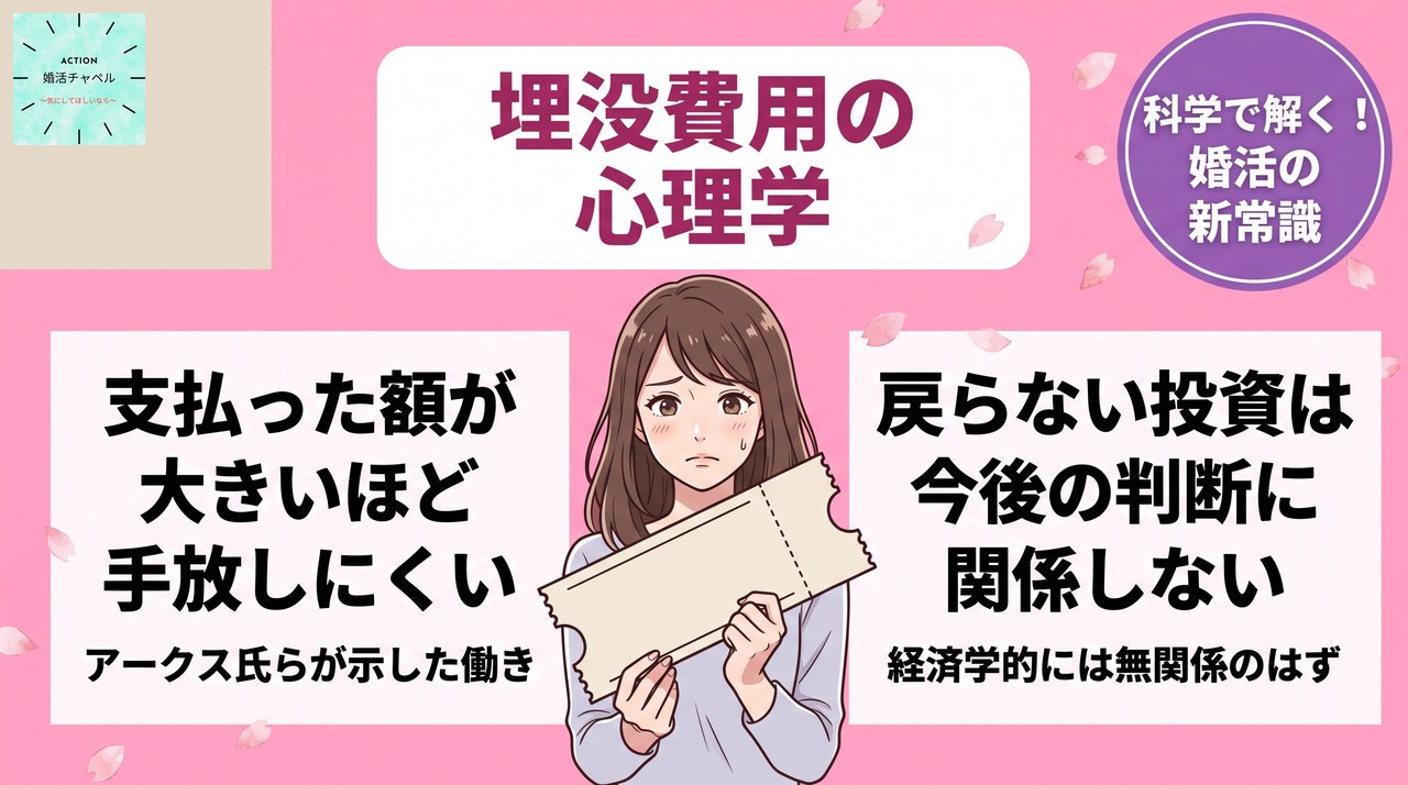 埋没費用の心理学 支払った額が大きいほど手放しにくい働き
