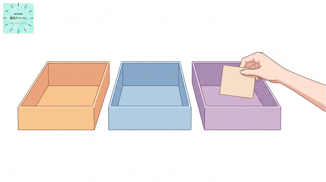 今日からできる三段階の条件整理 三つの箱に分ける・理由を言葉にする・満たしているかで判断する
