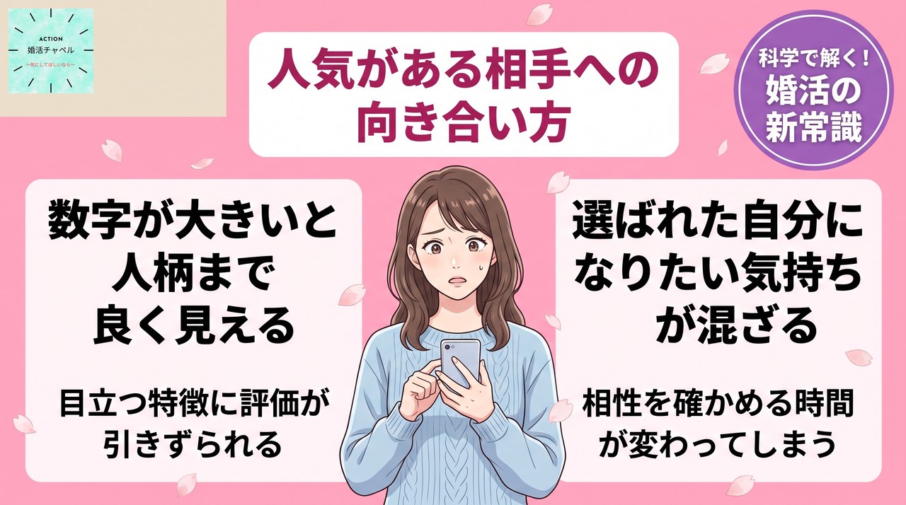 人気がある相手にどう向き合うか 悩みの正体 数字が大きいと人柄まで良く見える