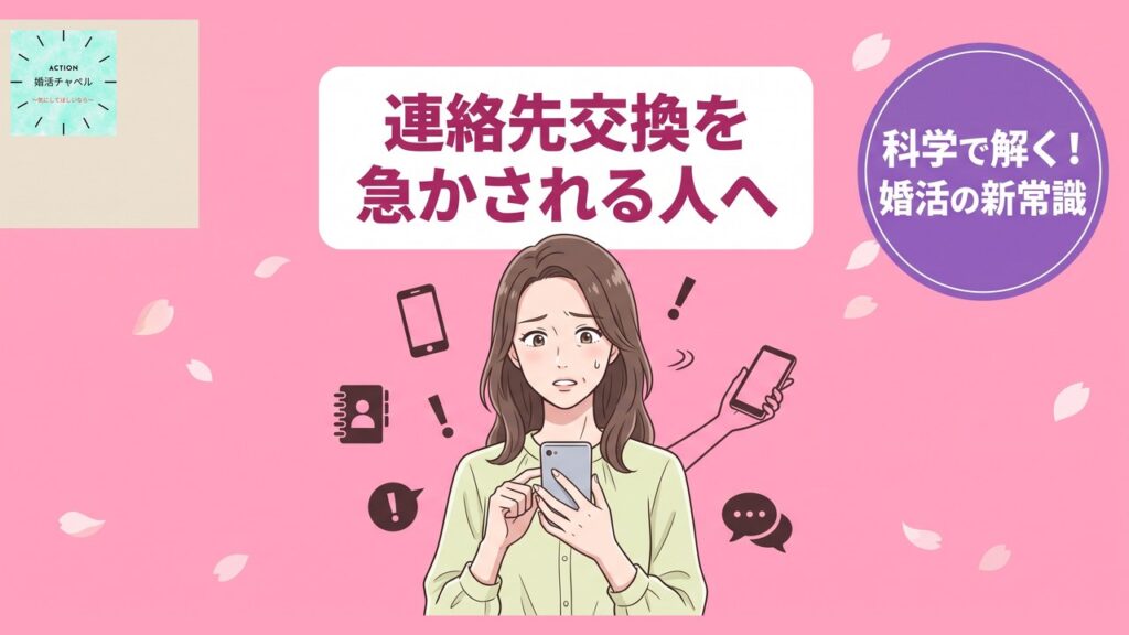 連絡先交換を急かされる人へ 心理的リアクタンスの心理学 アイキャッチ