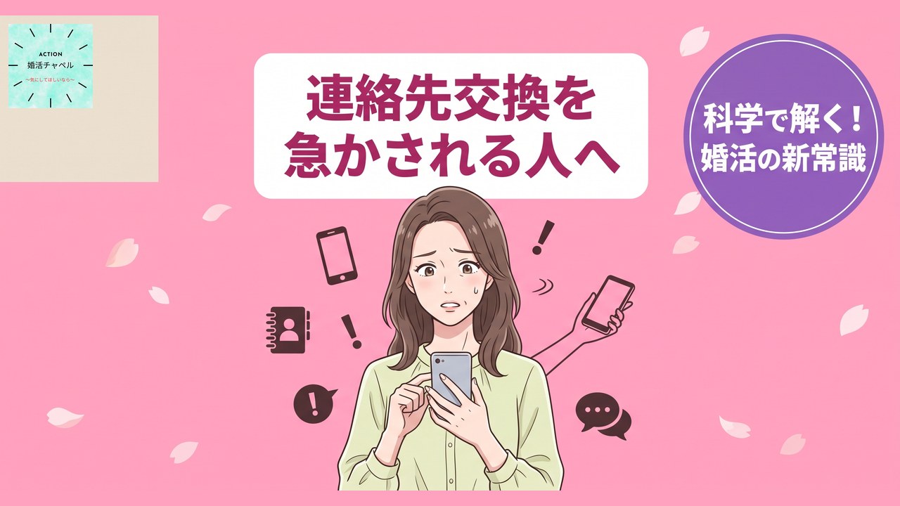連絡先交換を急かされる人へ 心理的リアクタンスの心理学 アイキャッチ