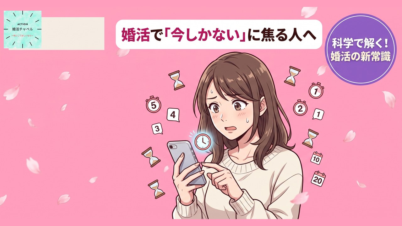 婚活で「今しかない」に焦る人へ 損失回避の心理学 アイキャッチ