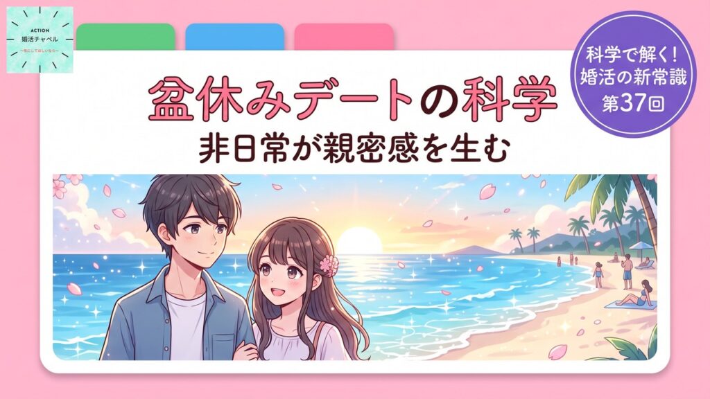 盆休みデートの心理学：非日常が親密感を深める理由｜婚活ラボ
